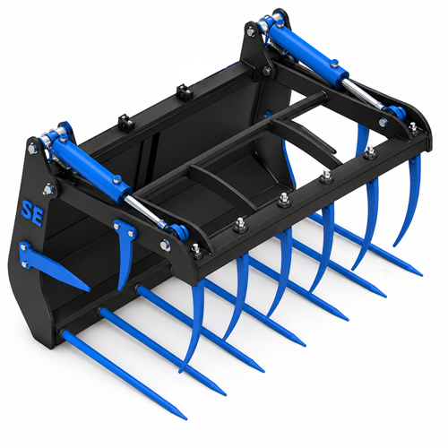 SMS Silage grab 1300mm, 2 cyl