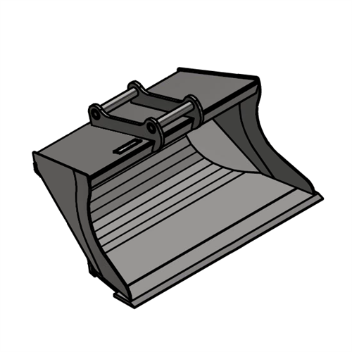 S45 Grading bucket 350L 1300mm