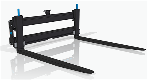 Bobcat Hydraulic Pallet Fork Frame#5 ton, 1600/1200mm